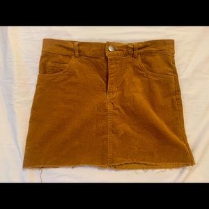 small brown rue 21 skirt